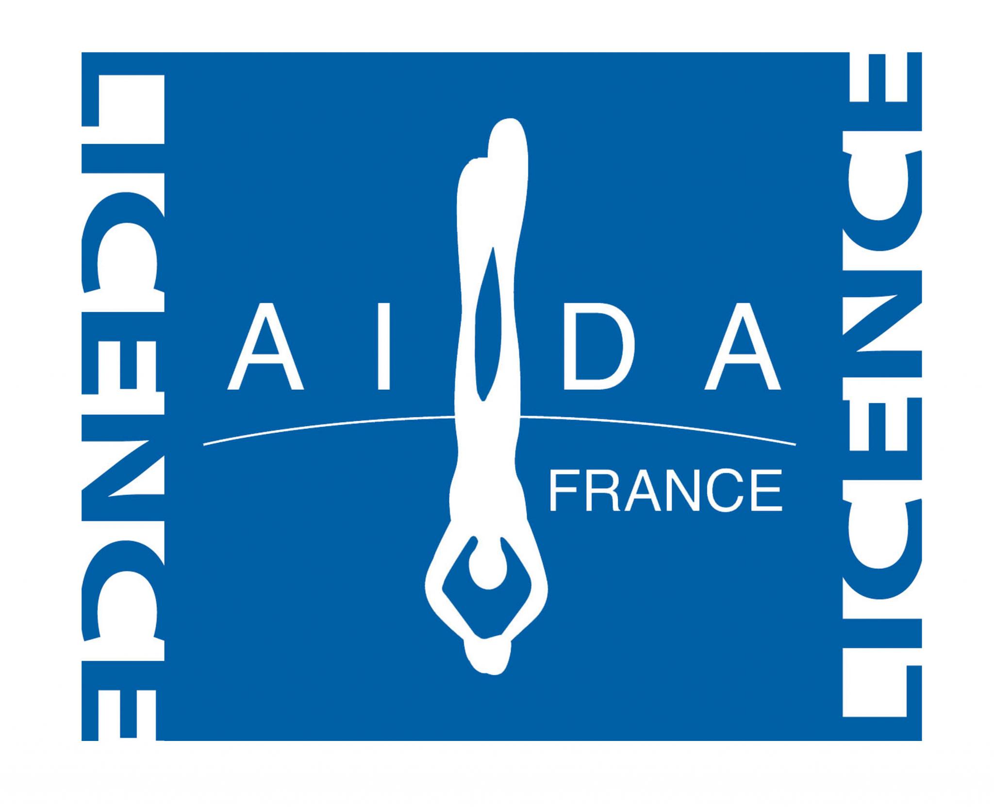 Licence AIDA France loisir et compétition + assurance RC - Validité Internationale