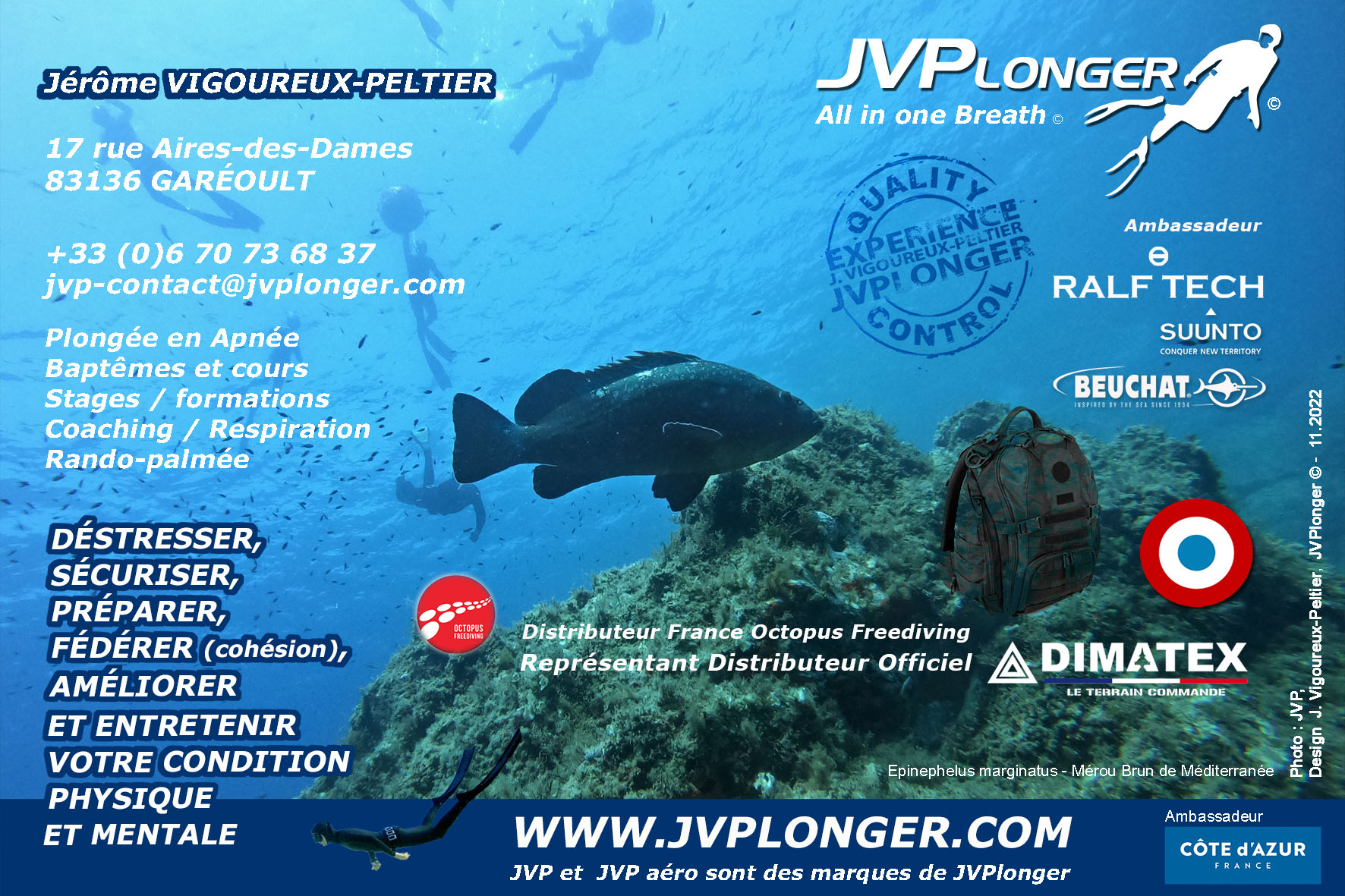 SARL JVPlonger - Freediving School - All in one Breath