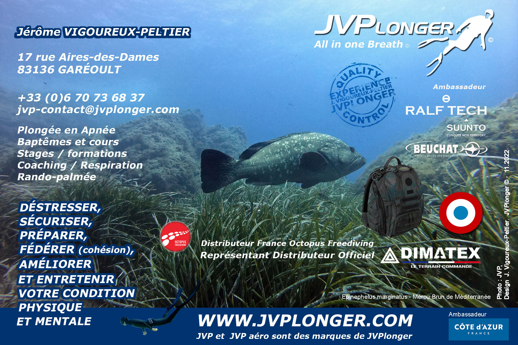 SARL JVPlonger - Freediving School - All in one Breath