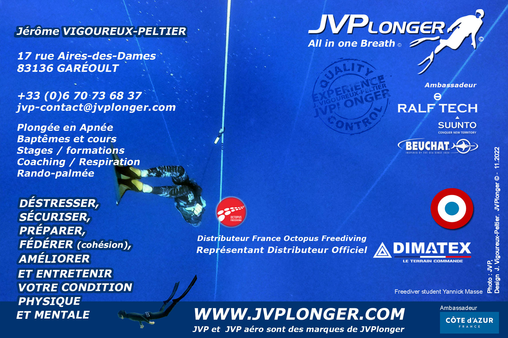 SARL JVPlonger - Freediving School - All in one Breath