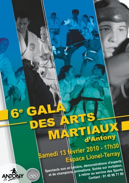 JVP - Affiche Gala des Arts Martiaux d'Antony