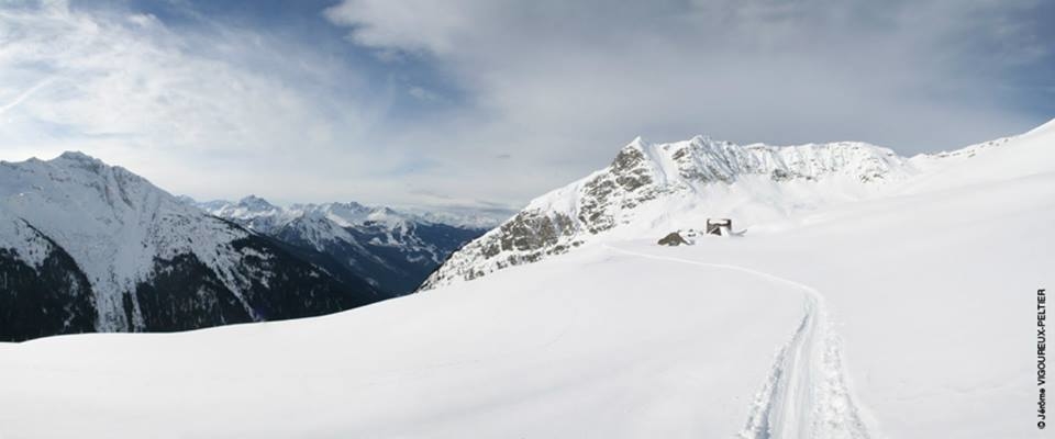 JVP - Panoramique  la vole - Hors piste - FreeRide - Paradiski