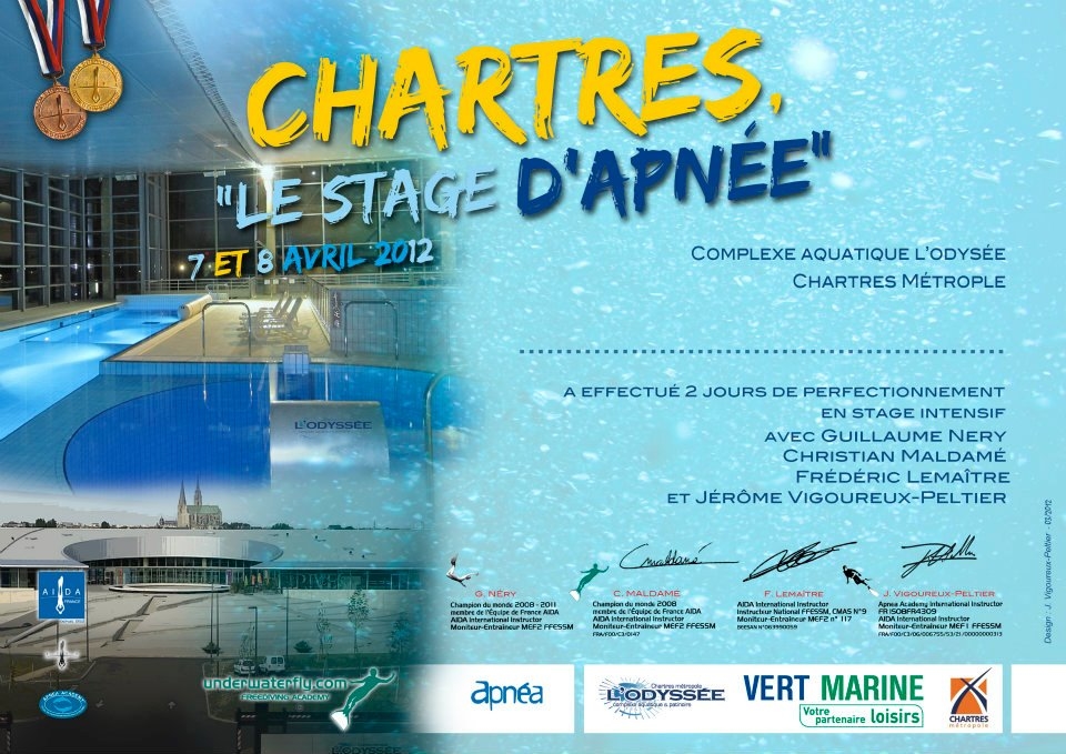 JVPlonger - Diplôme 1e Stage de Chartres 