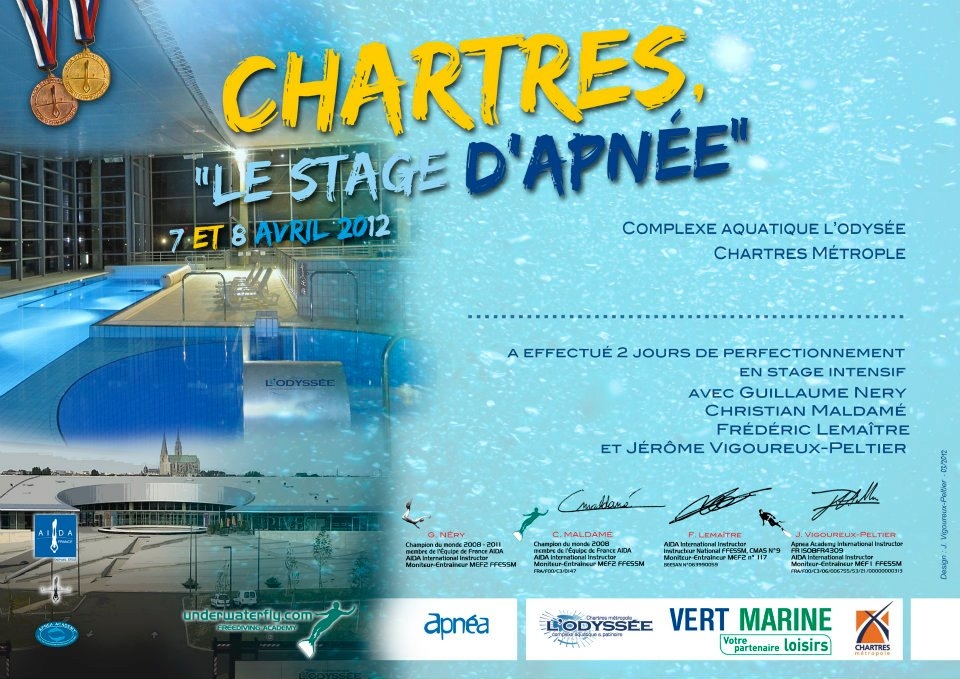 JVPlonger - Diplme 1e Stage de Chartres 